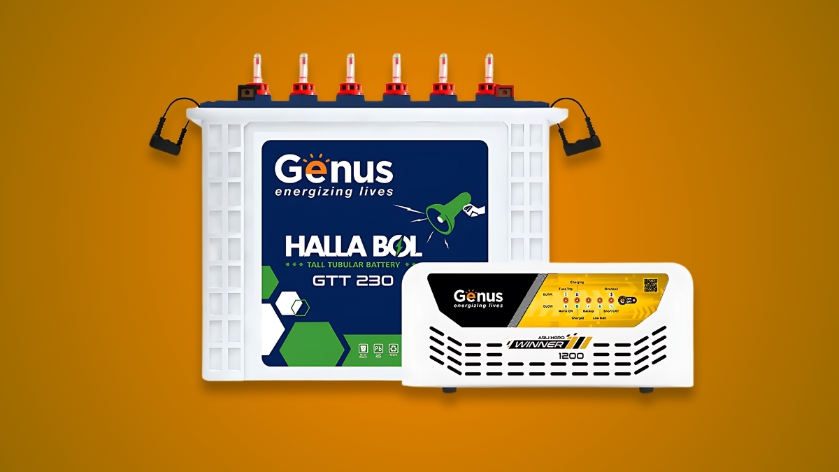 Genus 200 AH Inverter and Battery Combo